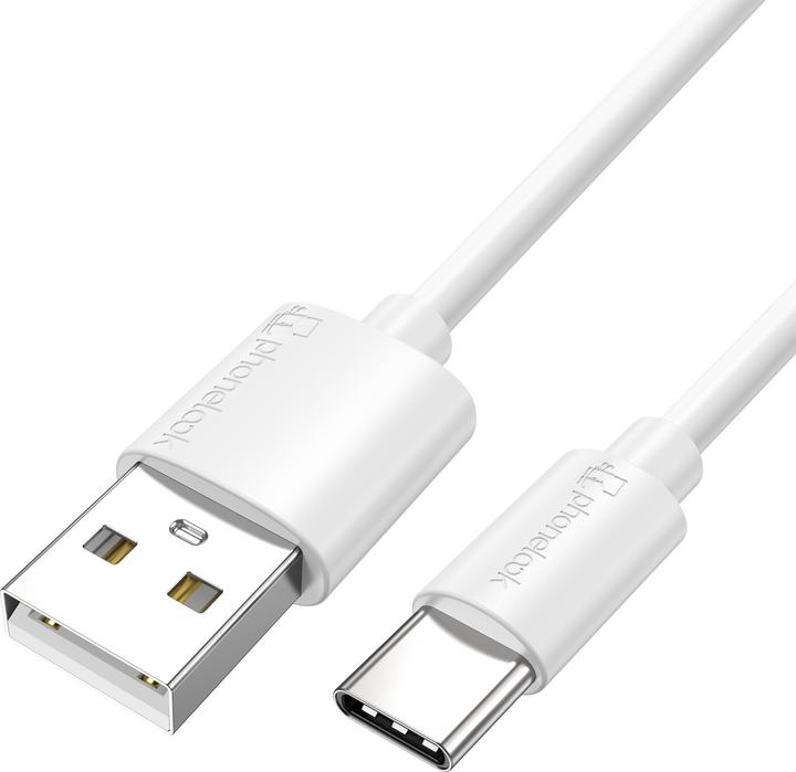 Actual product image PhoneLook Long charging cable (3 metres) USB-C to USB-A (3 m)
