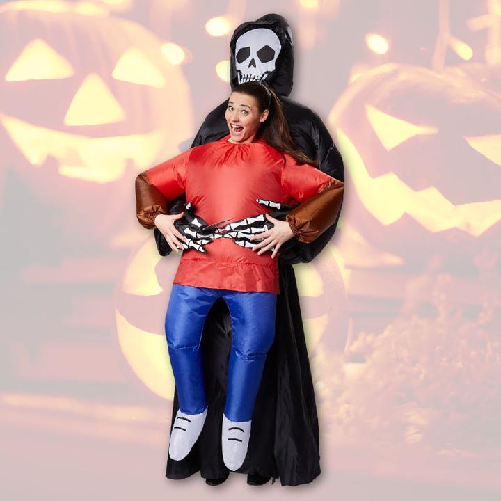 Image du produit Hermex Fantôme Costume gonflable Halloween Grim Reaper Slenderman (Taille unique)