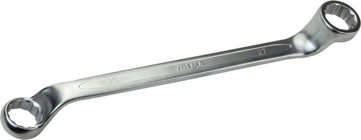 Dema Doppel-Ringschlüssel tief gekröpft 75° 25x27 mm (27 mm)