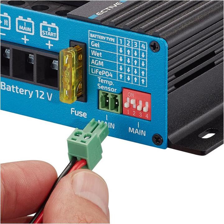 Actual product image Ective MPPT Solar charge controller DSC25 Solar controller 350WP 25A for 2 12V batteries PV