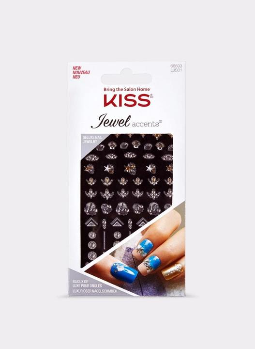 Produktbild KISS Jewel Accents (Nagelverzierung, Silber)