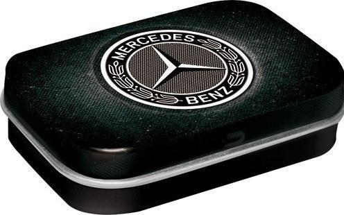 Actual product image Nostalgic-Art Merchandising Pillendose. Mercedes-Benz / Logo Black
