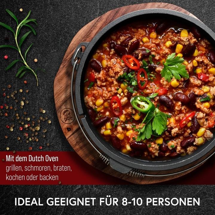 Productafbeelding Gusskönig Dutch Oven Set met roestvrijstalen onderzetter