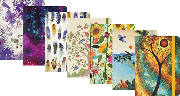 Actual product image Watercolour Pen Midi Notebook (262094) (Lined, Hardcover)