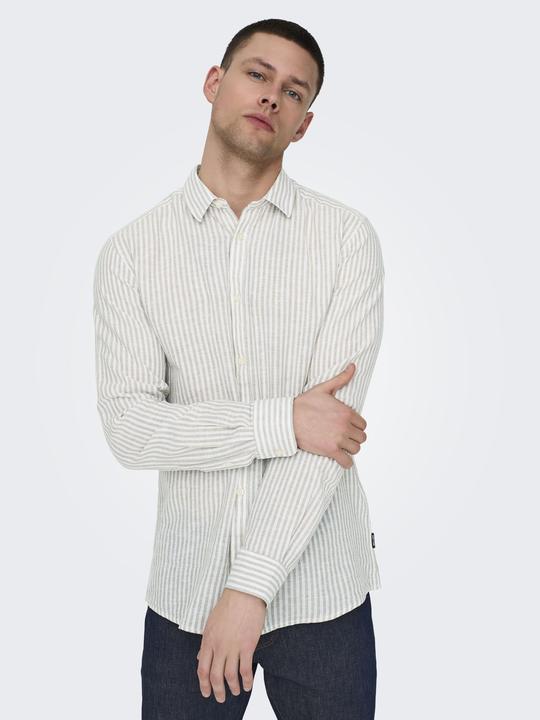 Produktbild Only & Sons Slim Fit Hemdkragen Hemd Hemd (M)