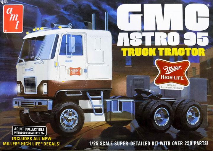 Produktbild AMT GMC Astro 95 Semi Tractor (Miller Beer)