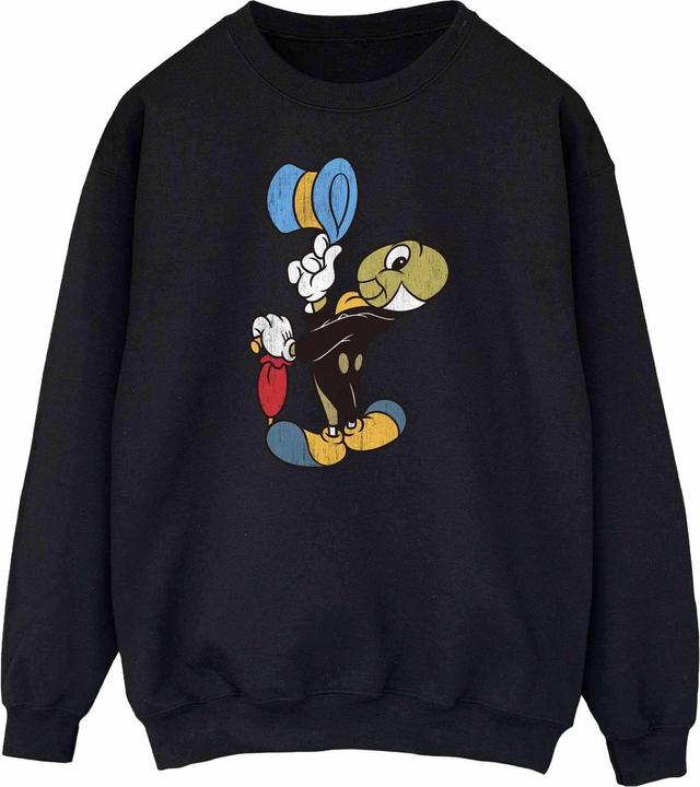 Actual product image Disney Womens/Ladies Pinocchio Jiminy Cricket Sweatshirt (XL)
