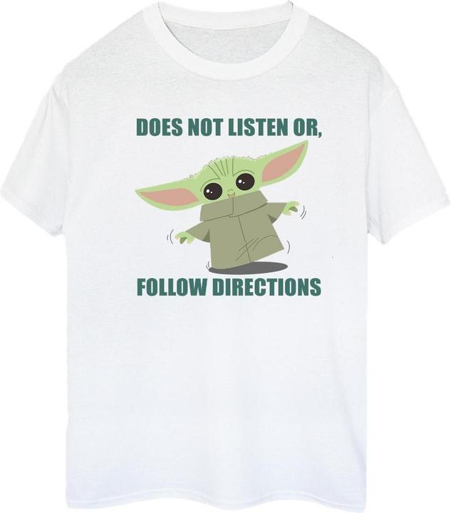 Image du produit Star Wars - T-shirt THE MANDALORIAN GROGU DOES NOT LISTEN - Femme (3XL)