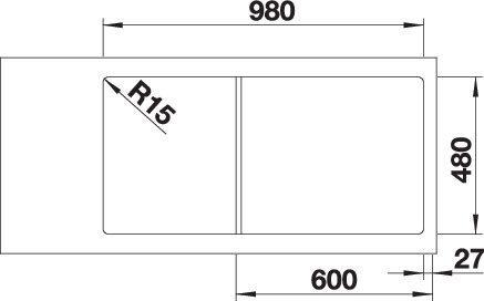 Produktbild Blanco Classimo XL 6 S-IF (48 cm, 50 cm)