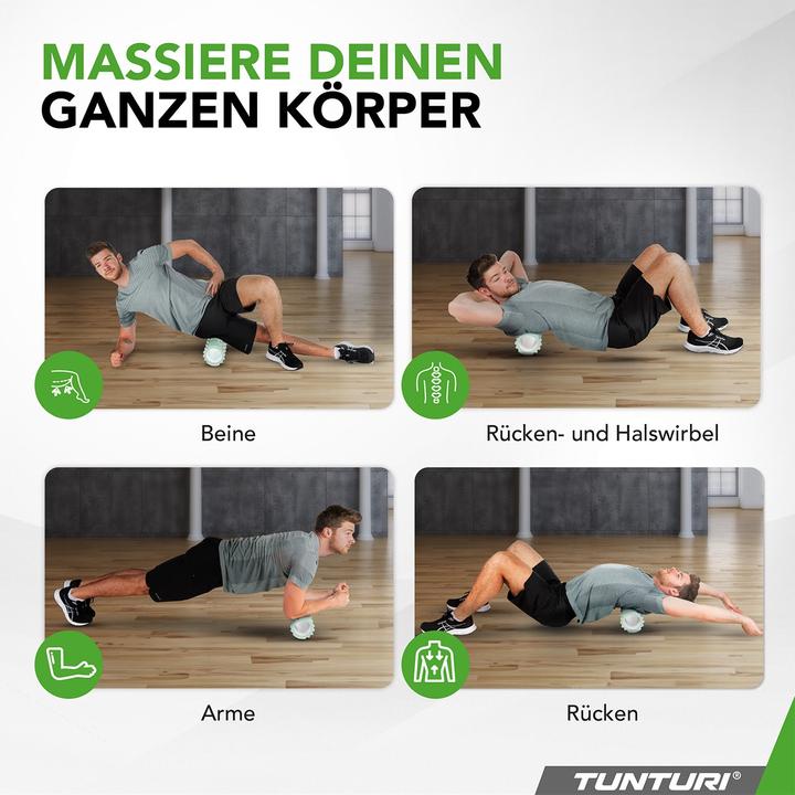 Image du produit Tunturi Yoga Massageroller 33 cm Mintgrün