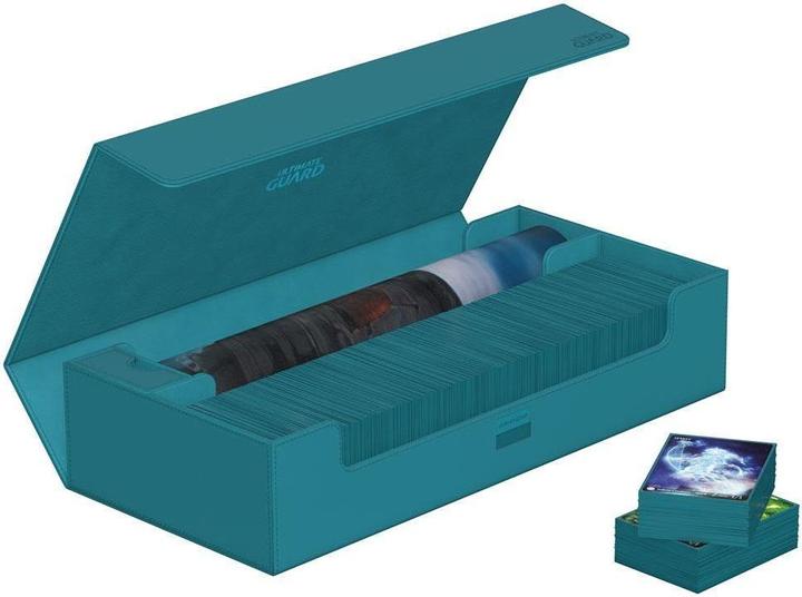 Image du produit Ultimate Guard Boîte à cartes XenoSkin Superhive 550+ bleu pétrole