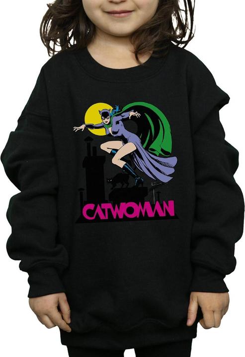 Immagine prodotto Catwoman Text Logo Felpa Ragazze (140, 146)