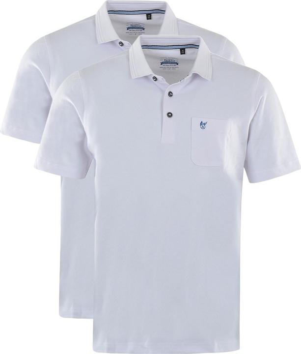 Produktbild Hajo 2er Pack Pique Poloshirt (58, 3XL)