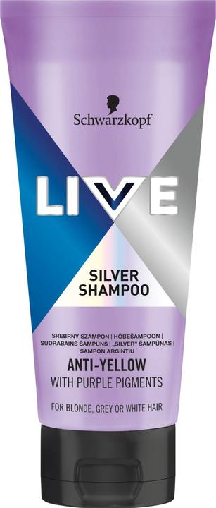 Actual product image Schwarzkopf Live Silver Shampoo (200 ml, Liquid shampoo)