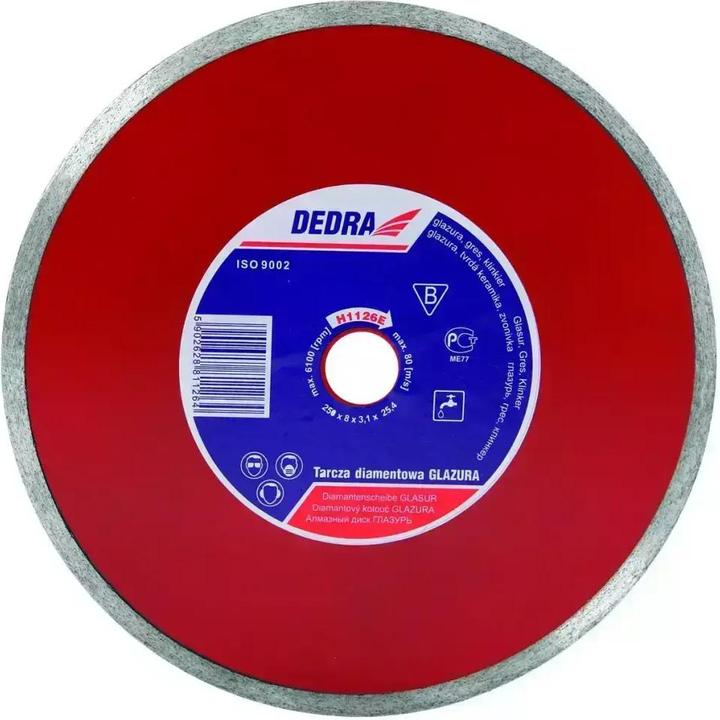 Produktbild Dedra Diamanttrennscheibe 250 mm 25,4 mm H1126E