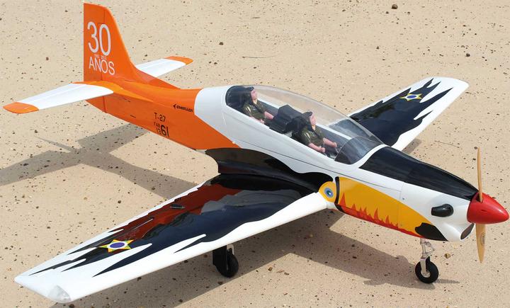 Immagine prodotto Seagull Models SG-Models ) Embraer T-27 Tucano 85" 35-40cc SENZA carrello retrattile (Elicottero in scala)