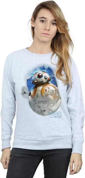 Actual product image Star Wars Womens/Ladies The Last Jedi BB-8 Brushed Sweatshirt (XL)