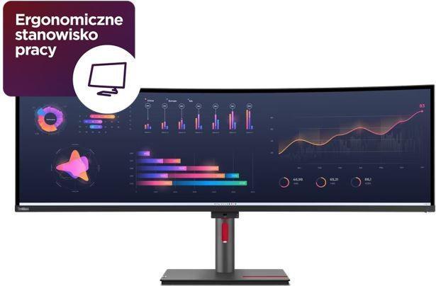 Produktbild Lenovo ThinkVision P49w-30 (5120 x 1440 Pixel, 49")