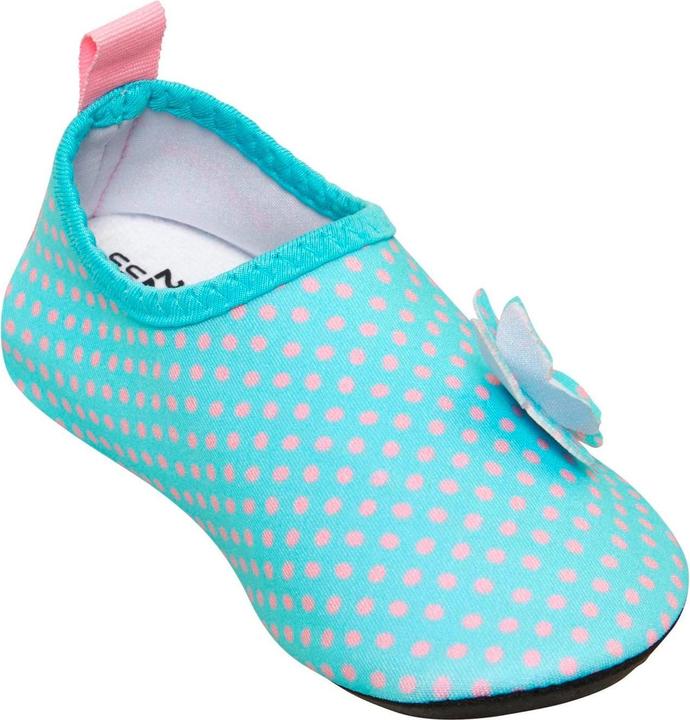 Actual product image Playshoes Bathing Shoes Barefoot Butterfly Pink/Turquoise Size 22-23 (22)