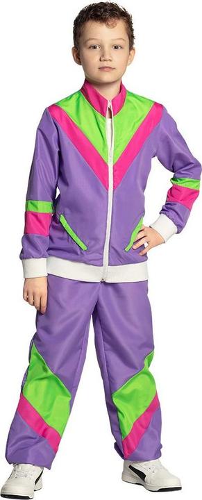 Actual product image Boland 80s - Purple Retro Tracksuit (128, 134, 140)