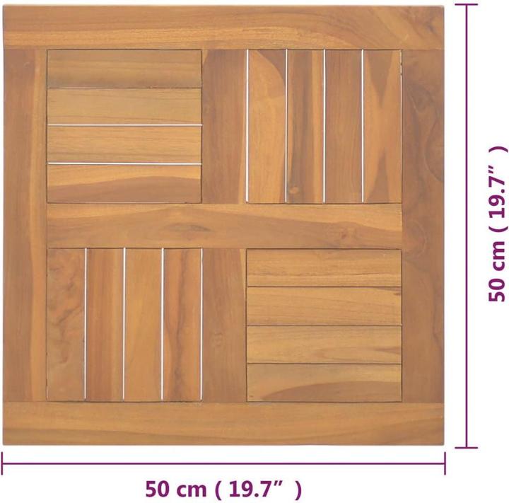 Actual product image VidaXL Tassilo (50 x 50 x 2,5 cm)