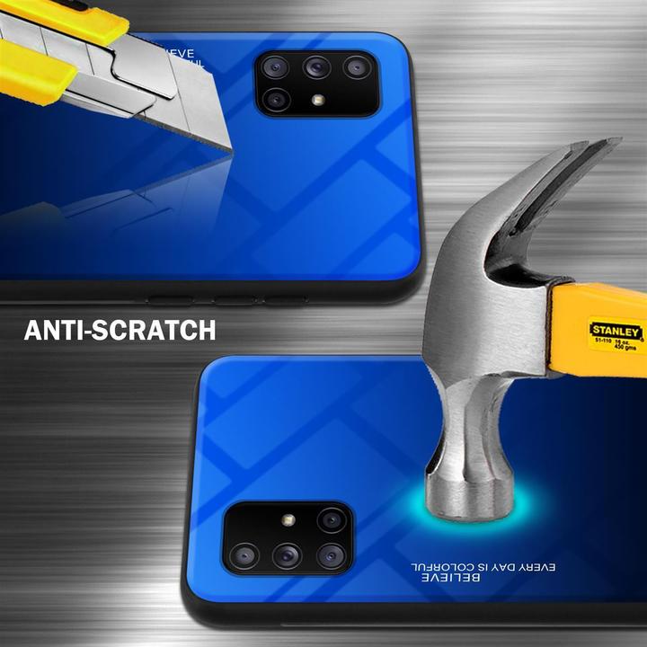 Productafbeelding Cadorabo TPU 2 kleuren glasdekking (Samsung Galaxy A71 5G)