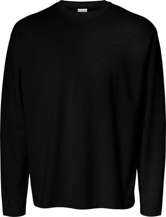 Selected Homme Slhlooseoscar Ls O-Neck Tee Noos