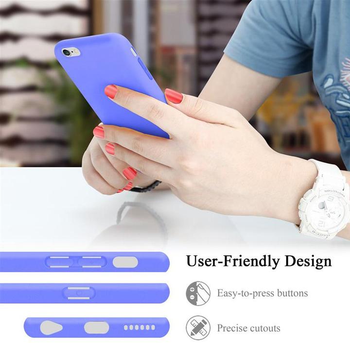 Actual product image Cadorabo TPU Liquid Silicone Case Cover (Apple iPhone 6)