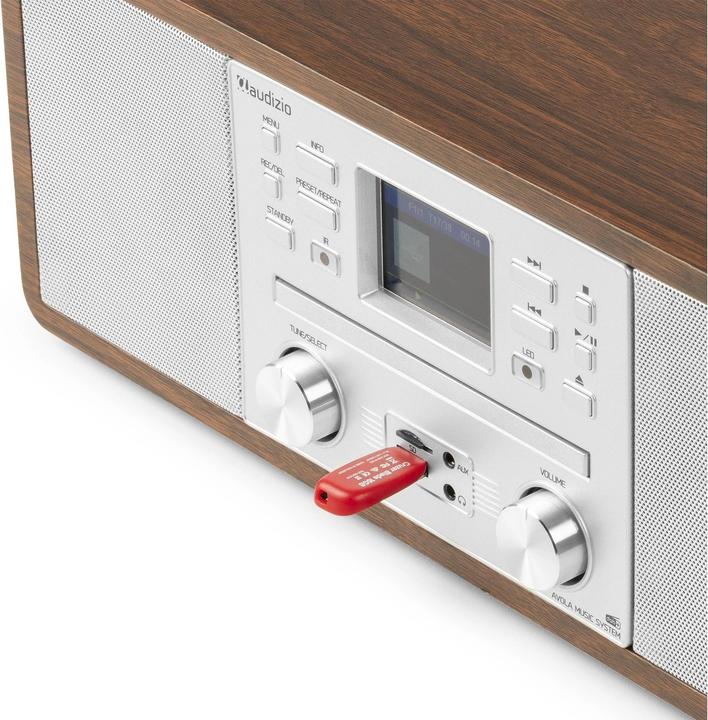 Immagine prodotto Audizio DAB+ Radio Avola Silber, Radio Tuner: FM, DAB+ (DAB, FM, Bluetooth, WiFi)
