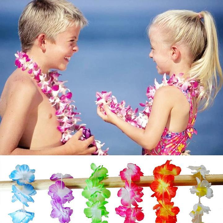 Image du produit I Am Creative Hawaii Blumen Kette Party Accessoires Deko OneSize 36er Set