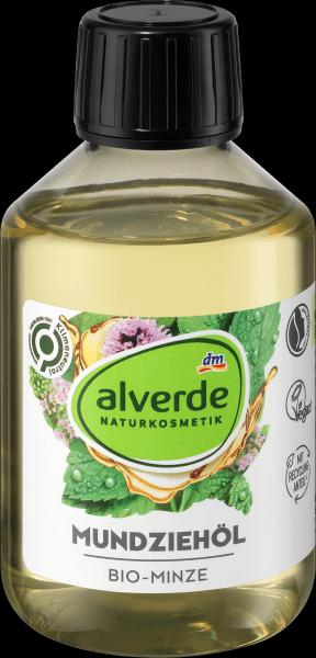 Actual product image dm alverde Mouth drawing oil organic mint (200 ml, Mouth drawing oil)