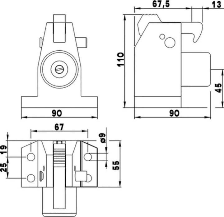 Image du produit Deni Arrêt de porte 3871 0000 83 (1 pièce(s))
