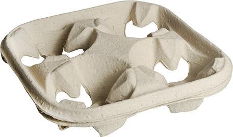 Actual product image Huhtamaki Trays "To Go" for cups (220 x)