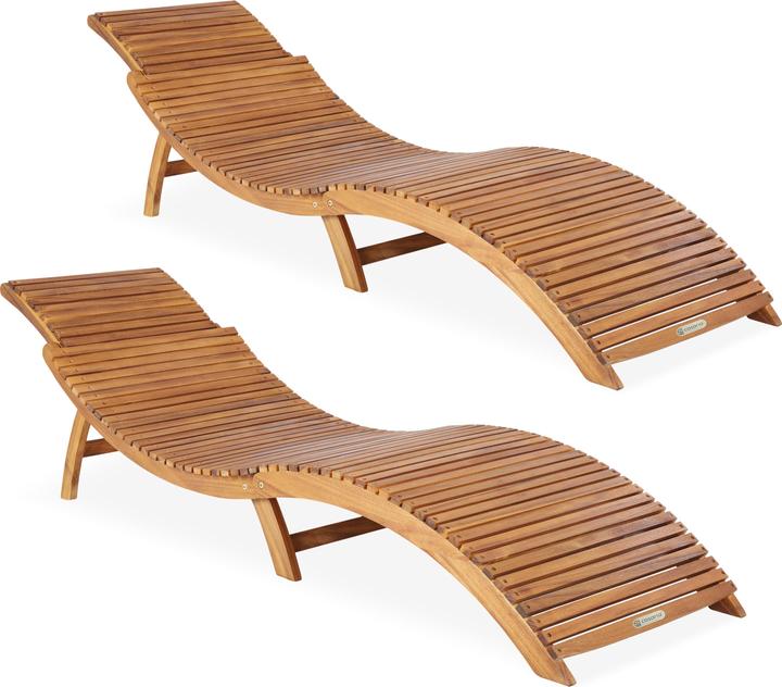 Produktbild Casaria Schwungliege 2er Set (190 cm)