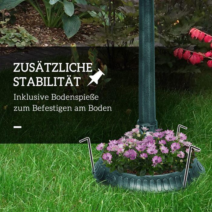 Produktbild Swisshandel24 Vogeltränke Stehend, Vogelbad aus Kunststoff, frostsicher Vogelbecken Dunkelgrün