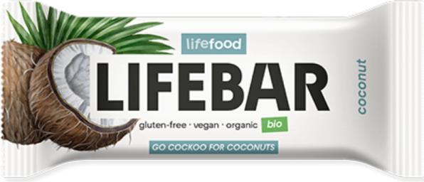 Image du produit Lifefood Barre Lifebar bio à la noix de coco (15x40g) (Noix de coco, 15 pcs, 796 g)