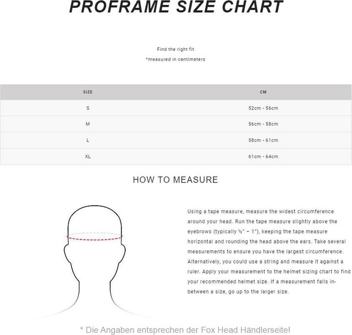 Image du produit Fox Proframe (58 - 61 cm)