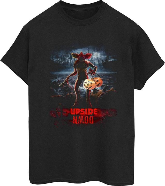 Immagine prodotto Netflix Stranger Things Pumpkin Upside Down Maglietta Ampia Donna (L)