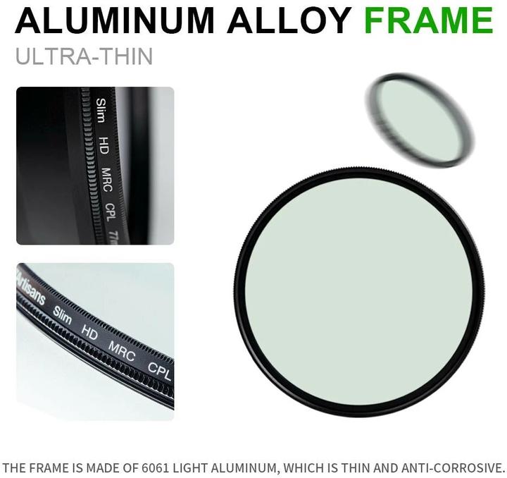 Image du produit 7artisans Filtre polarisant CPL - 67 mm (67 mm, Filtre polarisant, 67 mm)