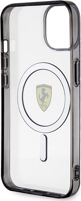 Actual product image Ferrari FEHMP14MURKT iPhone 14 Plus 6.7" clear/transparent hardcase Outline Magsafe (Apple iPhone 14 Plus)