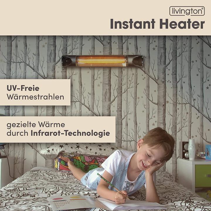 Actual product image Livington Infrared heating, Instant Heater (2000 W)