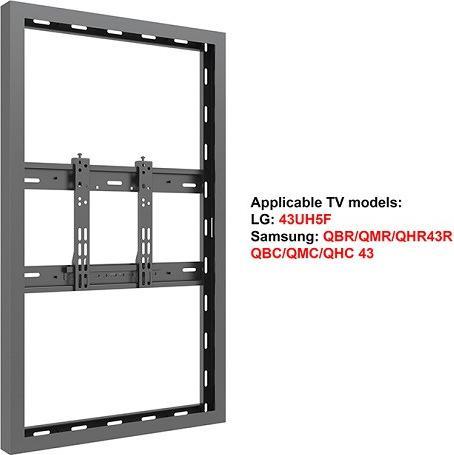 Produktbild Multibrackets Monitor Rahmen Slim, Wandmontage, 43"/6671