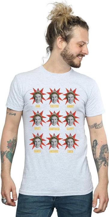Actual product image Elf Mens Buddy Moods T-Shirt (3XL)