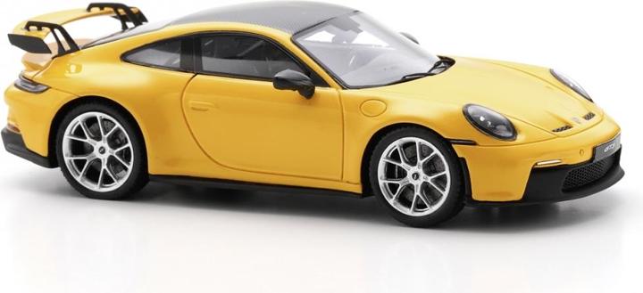 Actual product image Schuco Porsche 992 GT3 yellow 1:43