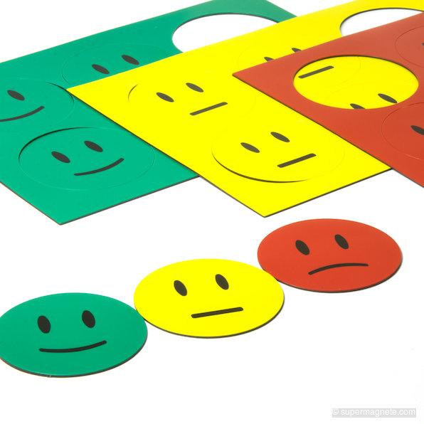 Actual product image Supermagnete Magnetic Symbols Smiley (18 x)