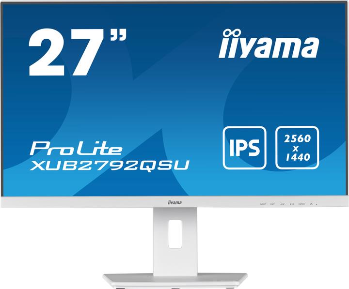 Produktbild iiyama XUB2792QSU-W5 27 Zoll IPS 2560 x 1440 350 cd (2560 x 1440 Pixel, 27")