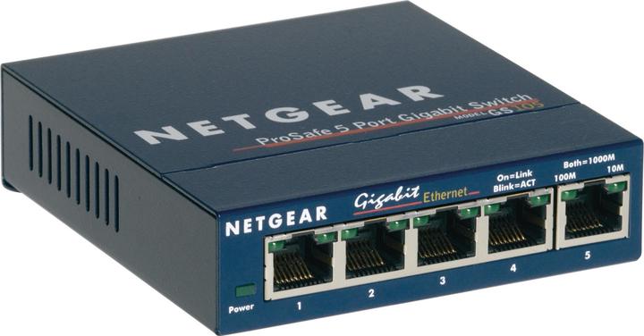 Netgear 5-Port 1gb Unmanaged Poe Switch (5 Ports)