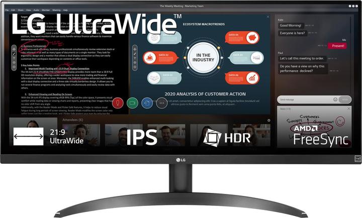 Produktbild LG 29WP500-B (2560 x 1080 Pixel, 29")
