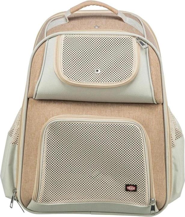 Produktbild Trixie Tiertransport-Rucksack Willow Beige/Braun (Katze, Hund, Reflektoren, Atmungsaktiv)
