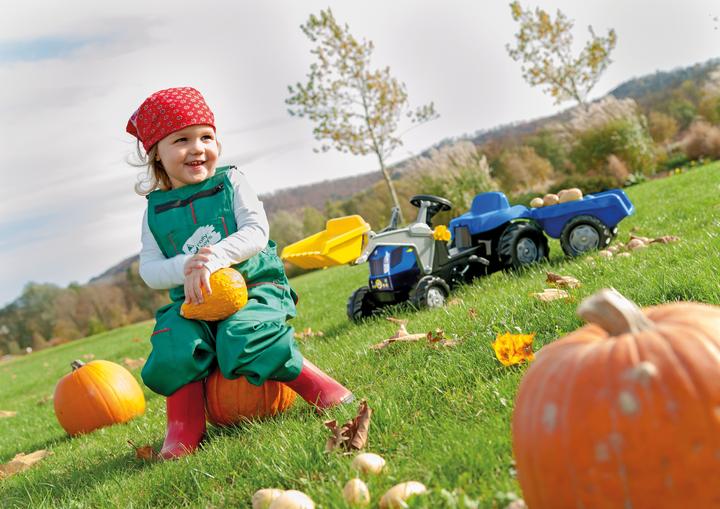 Productafbeelding Rolly Toys New Holland met voorlader en aanhanger